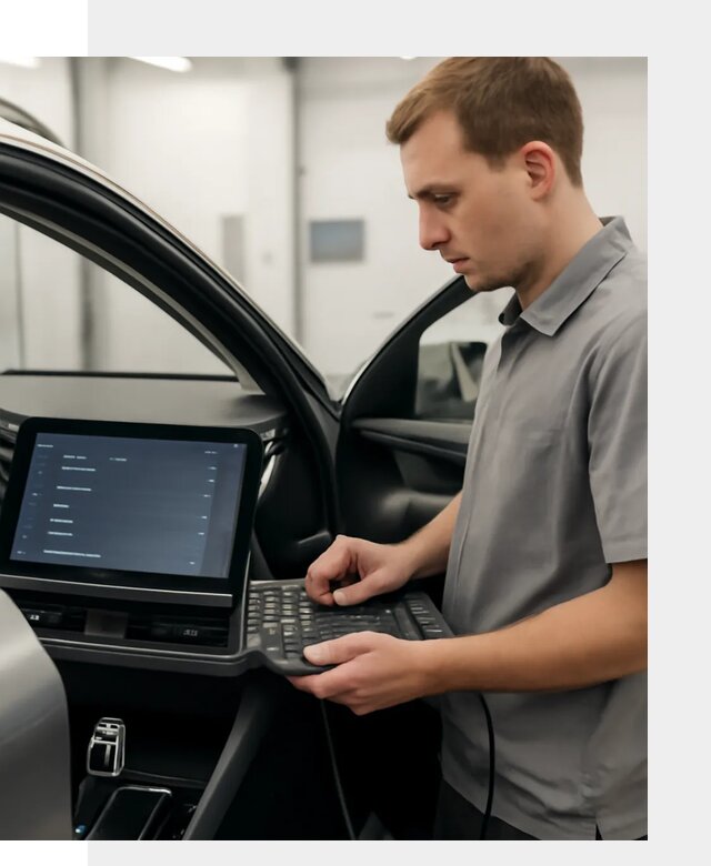 Русификация мультимедиа автомобилей Lynk Co в Темрюке